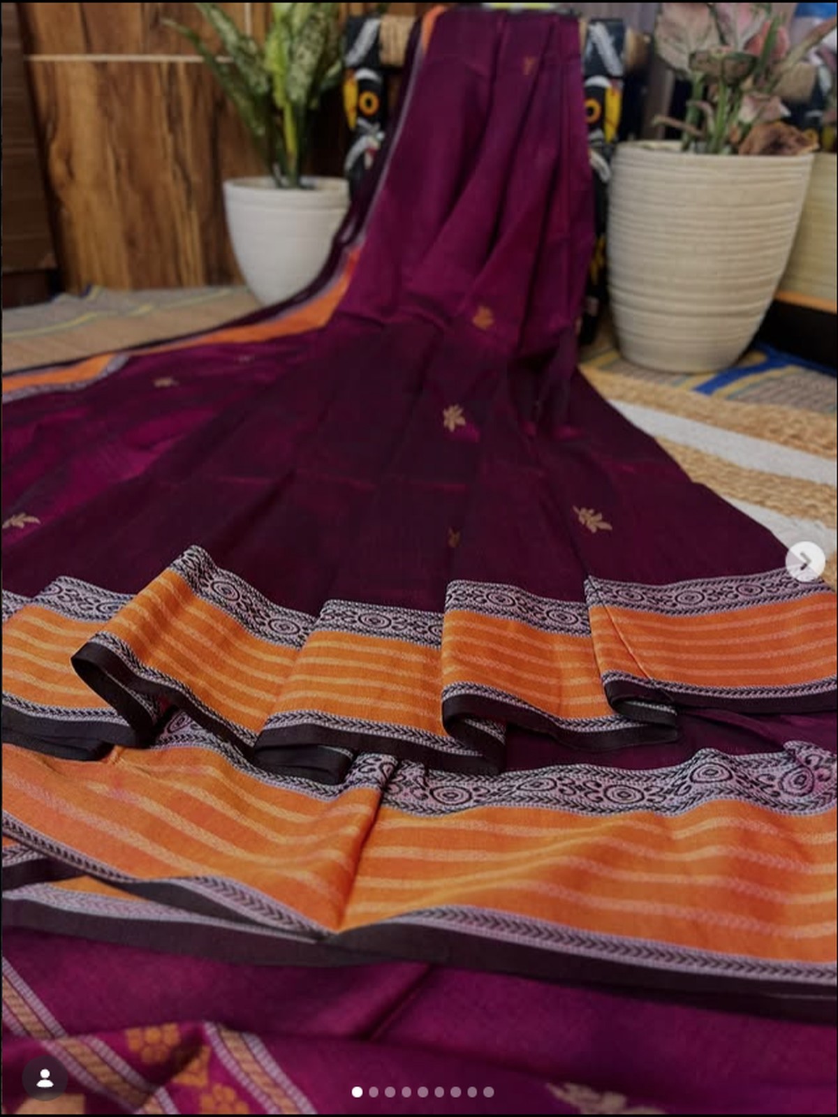 Mull Cotton Saree