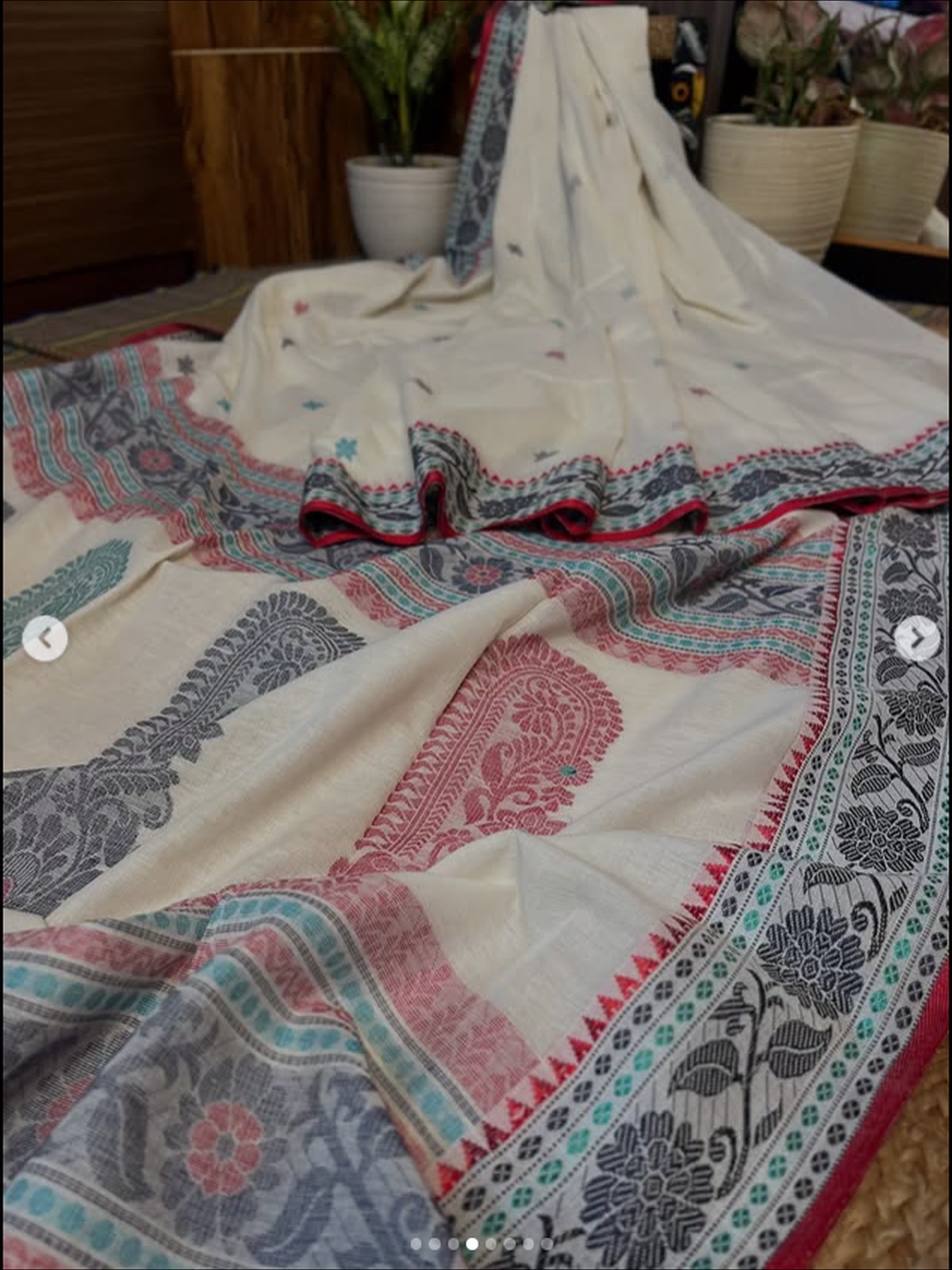 Mull Cotton Saree